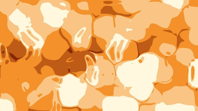 seamless pattern with abstract cartoon orangebackground