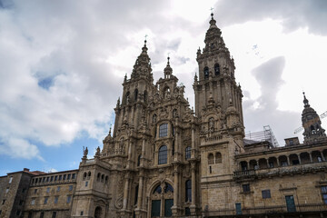 Fototapeta na wymiar Santiago de Compostela cathedral