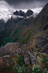 Gertrude Saddle route, fiordland national park, New Zealand
