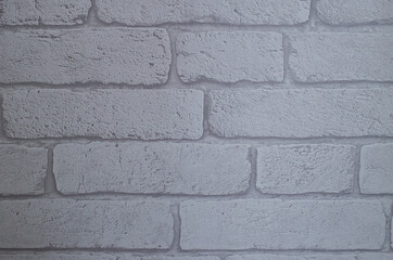 White brick pattern wallpaper background