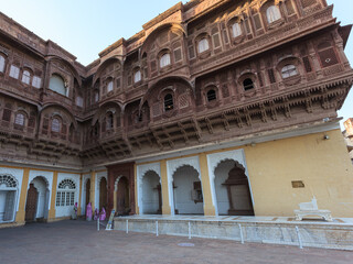 Obraz premium Jodhpur Fort Courtyard, Rajasthan, India