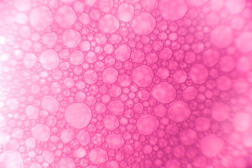 Colored soap and water bubbles. Abstract background.