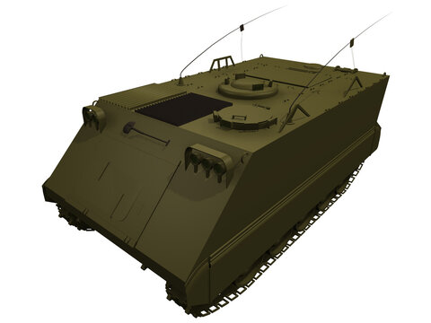 3d Rendering of a American APC