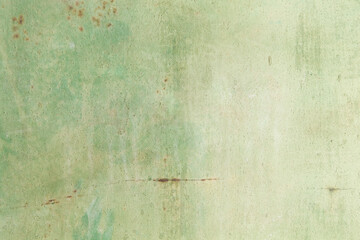Green rusted wall