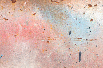 Detail of rusty wall
