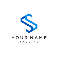 Letter S logo icon design template elements. Unique modern creative trendy business brands.