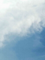 Beautiful Blue Sky and White Clouds.