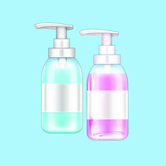 
Antiseptic bottles for pandemic protection and disinfection