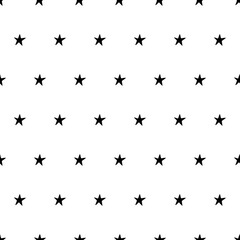 Vector seamless pattern with cute little stars. Design for fabric, wrapping, stationery, wallpaper, textile