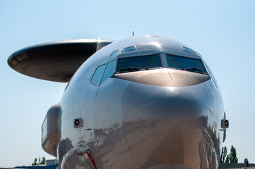 Fototapeta na wymiar NATO AWACS airborne radar