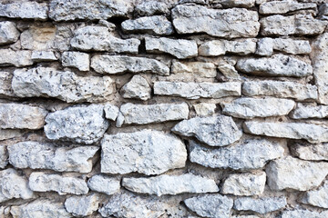 Background of a stone castle wall