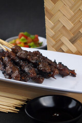Sate kambing,Indonesian lamb satay 