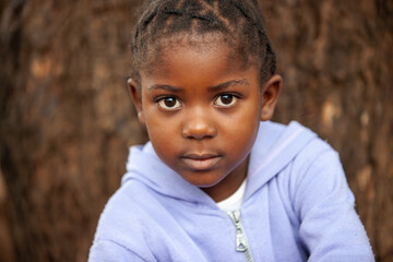 portrait African girl