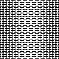 Fototapeta premium Abstract geometric black and white seamless pattern for web page, textures, card, poster, fabric, textile. Monochrome graphic repeating design. Modern minimalist stylish squared ornament.