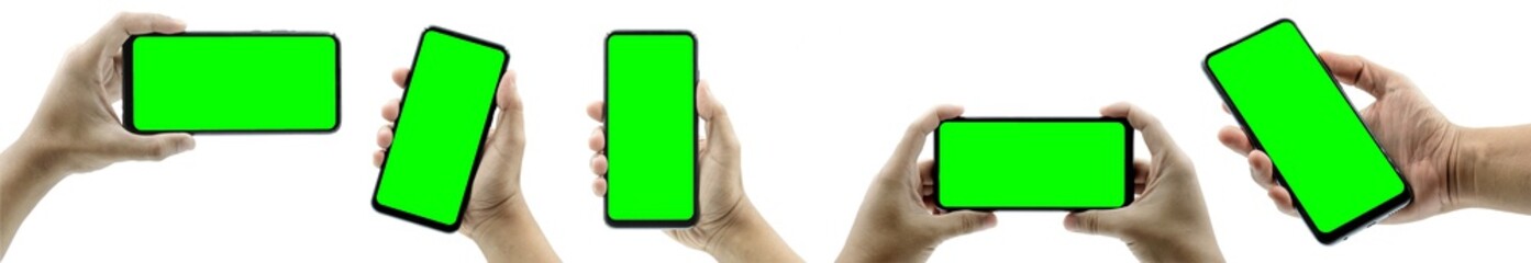 Smartphone similar to iphone xs max with blank white screen for Infographic Global Business Marketing Plan , mockup model similar to iPhonex isolated Background of ai digital investment economy. HD