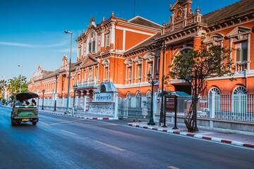 Fototapeta premium May 2020 Bangkok old town Thailand atmosphere during lock down in old town Bangkok