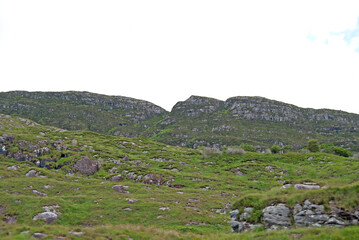 Fototapeta na wymiar Mountains in the Killarney National Park, Ireland