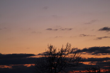 Fototapeta premium sunset in the mountains