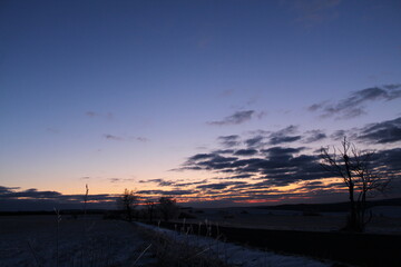 Fototapeta premium sunset in the mountains