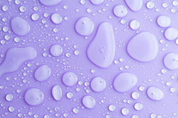 water drops pink  background