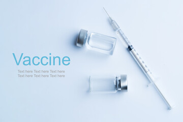 Vaccine medicine bottle for injection medical glass vials