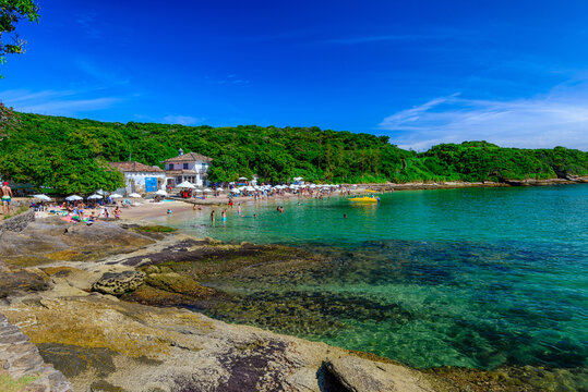 Azeda Beach and Azedinha Beach in Buzios, Rio de Janeiro, Brazil