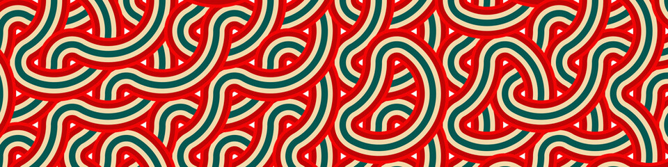 Colour Hexagon Tile Connection art background design illustration