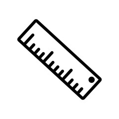 Ruler line icon