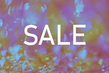 Sale background. blurred abstract background
