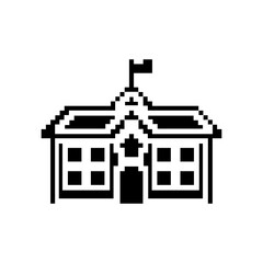 School building icon