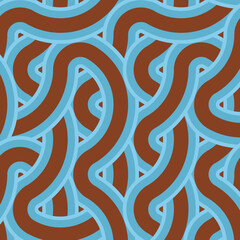 Colour Hexagon Tile Connection art background design illustration