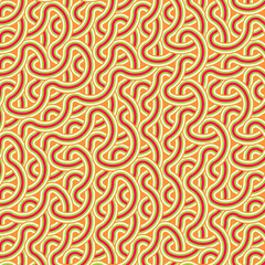 Colour Hexagon Tile Connection art background design illustration