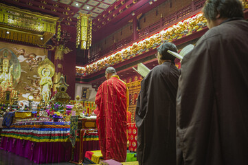 Fototapeta premium Buddha Tooth Relic Temple. Chinatown. Singapore