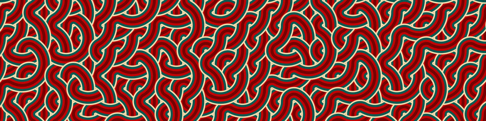 Colour Hexagon Tile Connection art background design illustration