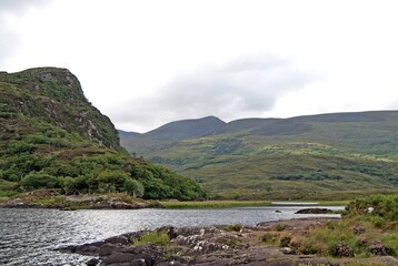 Fototapeta na wymiar Lake in the Killarney National Park, Ireland
