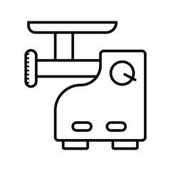 Electric Meat Grinder vector icon