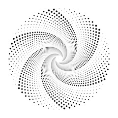 Design spiral dots backdrop