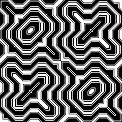 Design seamless monochrome stripy pattern