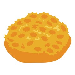 Beach coral icon. Isometric of beach coral vector icon for web design isolated on white background