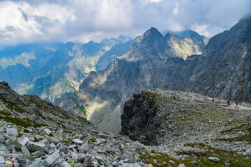 Obraz premium panorama of rocky mountains