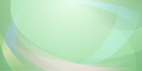 Abstract background made of curved lines in light green colors