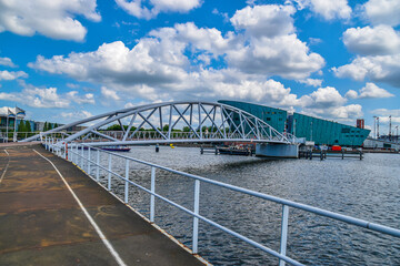 bridge over river in Amsterdam