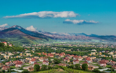 Fototapeta na wymiar Almaty city view , Kazakhstan