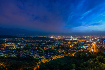 Fototapeta na wymiar Almaty city view , Kazakhstan