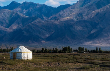 Fototapeta na wymiar Mountain landscape in Kazakhstan near Almaty