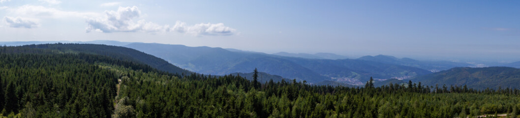 Black Forest panorama view from Kaiser Wilhelm Tower