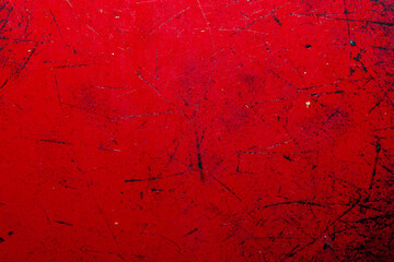 old metal painted with red paint