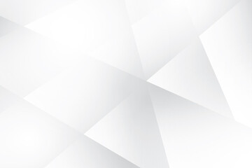 Obraz premium Abstract geometric white and gray color background. Vector, illustration.