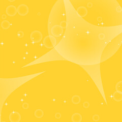 Colorful abstract background with circles and stars. Simple flat vector illustration.