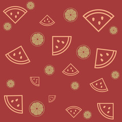 seamless background with sweets